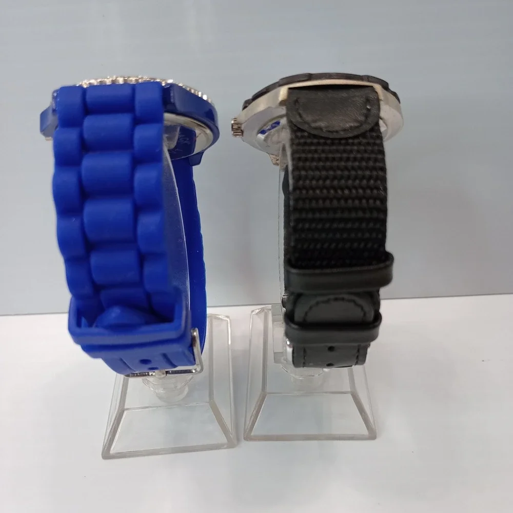 Lot of‎ 2 Florida Gators Watches Quartz Men's 39mm Blue & Black New Battery